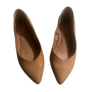 Torrid Tan Block Heel 8WW NWOT